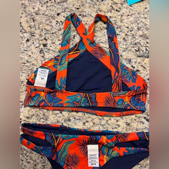 NWOT L*Space Tropical Bikini Set - Picture 7 of 8